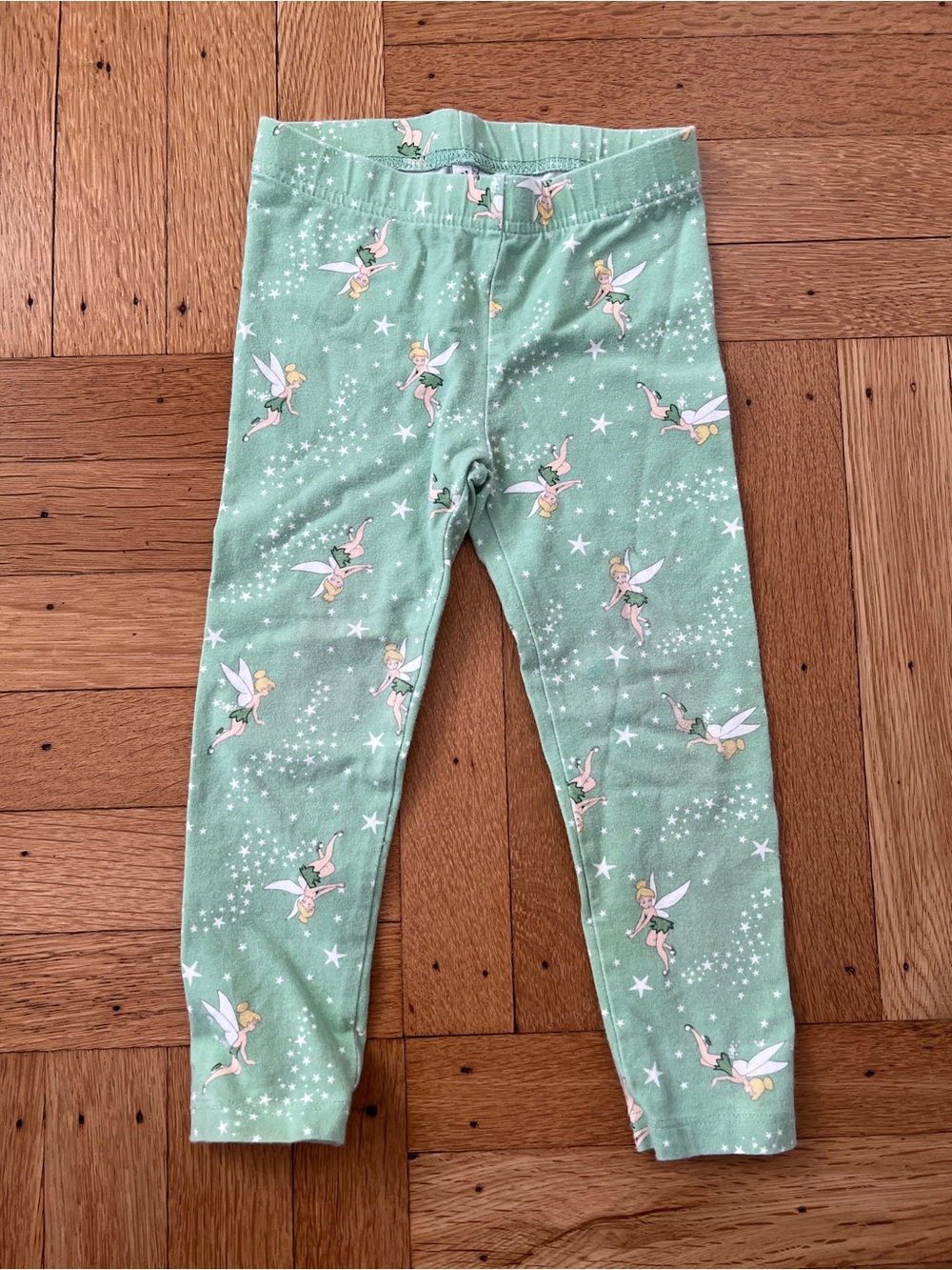 Janie & Jack x Disney Tinker Bell Long Sleeve Shirt and Legging Set - Picture 3 of 3